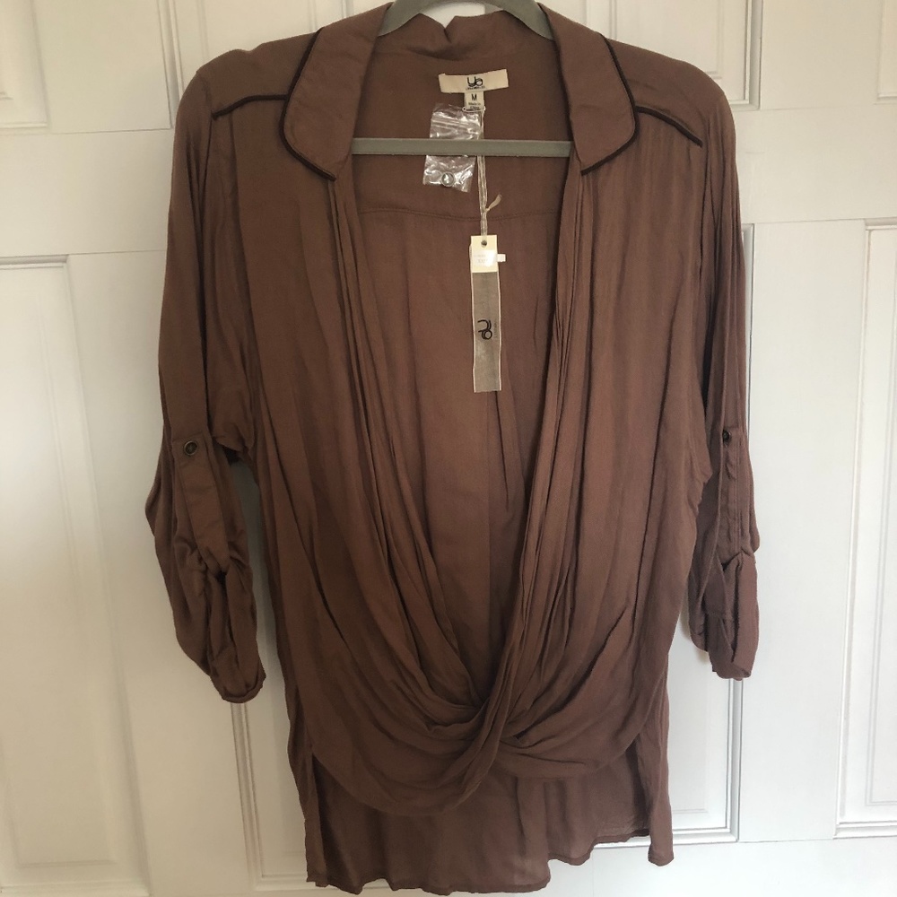 Open Front Blouse